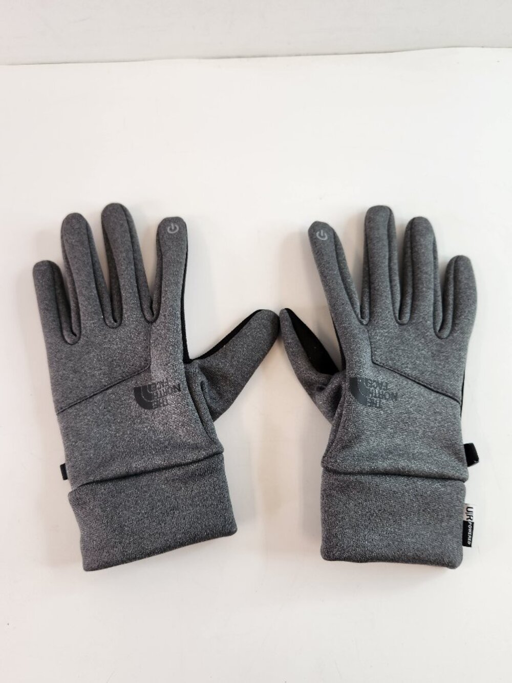 The North Face eTip UR Powered Gloves Gray Size Medium Womens